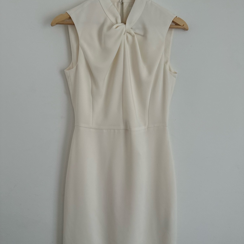 Never worn Club Monaco Cream Sleeveless Dress